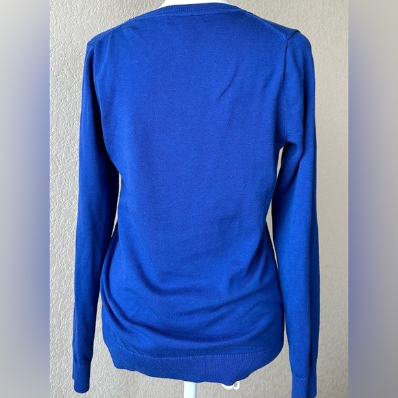 Banana Republic Royal Blue Scoop Sweater - size S - Picture 2 of 4